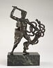 Groupe sculpté : Hercule et l'hydre, image 1/6