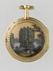Montre ronde : tombeau de Rousseau, d'après J.-M. Moreau le Jeune, image 1/7
