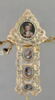 Montre ronde assortie d'une chatelaine ornées de portraits de femme, image 5/9