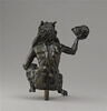 Statuette : satyre assis, tenant un coquillage, image 4/4