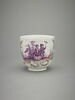 Tasse et soucoupe à personnages et putti sur fond blanc, image 5/8