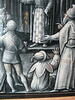 Plaque : Le Christ devant Pilate, d'une série de dix 