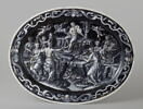 Plat ovale : Apollon sur le mont Parnasse, image 1/3