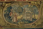 Julie s'évanouit à la vue du manteau ensanglanté de Pompée, d’une tenture l'Histoire de Pompée, image 4/4