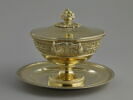Coupe couverte de vermeil, avec son plateau (bouillon), image 2/18