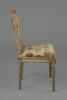 Chaise de bois à décor de lyre découpée à jour, image 4/5