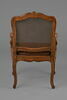 Paire de fauteuils cannés d'époque Louis XV, image 2/5