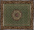 Tapis ras rectangulaire à rosace centrale, image 1/4