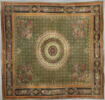 Tapis velours rectangulaire à rosace centrale, image 1/11