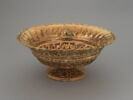 Coupe à pied ronde godronnée, image 1/4