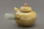 Théière en bronze doré et jade, image 2/10