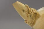 Théière en bronze doré et jade, image 7/10