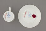 Tasse litron et sa soucoupe, d'une paire (voir TH 1277), image 2/3