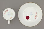 Tasse litron et soucoupe, d'un ensemble de trois (TH 1280 à 1282), image 2/3