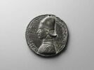 Médaille : Giovanni Boldù par lui même / jeune homme nu assis entre une vieille femme et un génie ailé, image 1/2