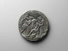 Médaille : Giovanni Boldù par lui même / jeune homme nu assis entre une vieille femme et un génie ailé, image 2/2