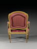 Fauteuil à la reine et à châssis, d'une suite de six fauteuils et un canapé ( avec le OA 10290, OA 10291, OA 10292, OA 10294, OA 10295 et OA 10296), image 4/5