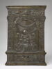 Plaque : la Vierge à l'enfant entourée d'anges, image 1/2