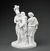 Groupe en biscuit de porcelaine : Les adieux d'Hector et d'Andromaque, image 2/9