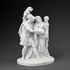 Groupe en biscuit de porcelaine : Les adieux d'Hector et d'Andromaque, image 4/9