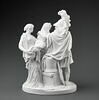 Groupe en biscuit de porcelaine : Les adieux d'Hector et d'Andromaque, image 6/9