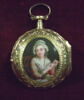 Montre ronde : La pelotonneuse d'après Greuze, image 1/2