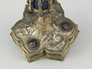 Pied de calice ou de reliquaire transformé en chandelier, image 2/5
