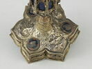 Pied de calice ou de reliquaire transformé en chandelier, image 3/5