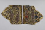 Deux fragments d'un mors de chape : l'Annonciation, image 1/2