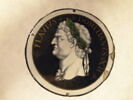 Plaque circulaire : Domitien, d'une série de douze plaques (MRR 260 à 271), image 1/3