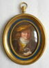 Médaillon représentant un homme aux cheveux longs, image 1/2