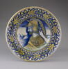 Plat rond : Buste de guerrier de profil, image 1/3