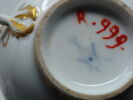 Tasse, soucoupe et cuillère d'un service de six pièces (R 995 à 1000), image 6/8