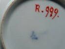 Tasse, soucoupe et cuillère d'un service de six pièces (R 995 à 1000), image 7/8