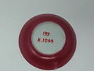 Tasse et soucoupe d'une série de douze tasses et soucoupes (R 1041 à 1052), image 4/4