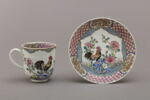 Tasse à café et soucoupe d'une série de cinq ; d'un service à thé et à café de dix-huit pièces (R 1160 à 1172), image 4/8