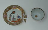 Tasse et soucoupe d'un service à thé et à café de dix pièces (R 1198 à 1207), image 1/11