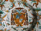 Assiette : armoiries du cardinal Zacchia, image 2/6
