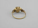Bague en or émaillé avec rubis, image 2/5