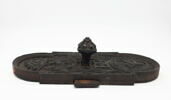 Plaque de verrou : armes de France avec les monogrammes de Diane de Poitiers et d'Henri II, image 2/4