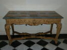 Console d'applique en bois sculpté et doré., image 1/3