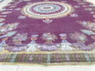 Tapis velours rectangulaire à rosace centrale, image 4/11