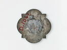 Plaquette quadrilobée provenant d'une croix, d'un ensemble de quatre : saint Paul, image 6/7