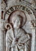 Plaque de reliure : deux évêques de Beauvais : Hervé (987-998) et Roger (mort en 1016 ou 1022), fils d'Eudes Ier de Champagne et de Blois, chancelier du roi, image 2/6