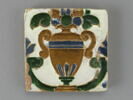 Carreau carré : vase fleuri, image 1/2