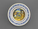Plat rond : saint Georges terrassant le dragon, image 1/3