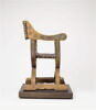Fauteuil en X à décor de marqueterie, image 5/7