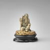 Le luohan Najia Xina 那伽犀那 en train de se gratter l'oreille, image 1/7