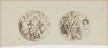 Valve de miroir : Vierge et l'Enfant entre sainte Catherine et saint Jean l’évangéliste, image 3/4