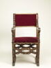 Fauteuil partiellement doré, image 3/8